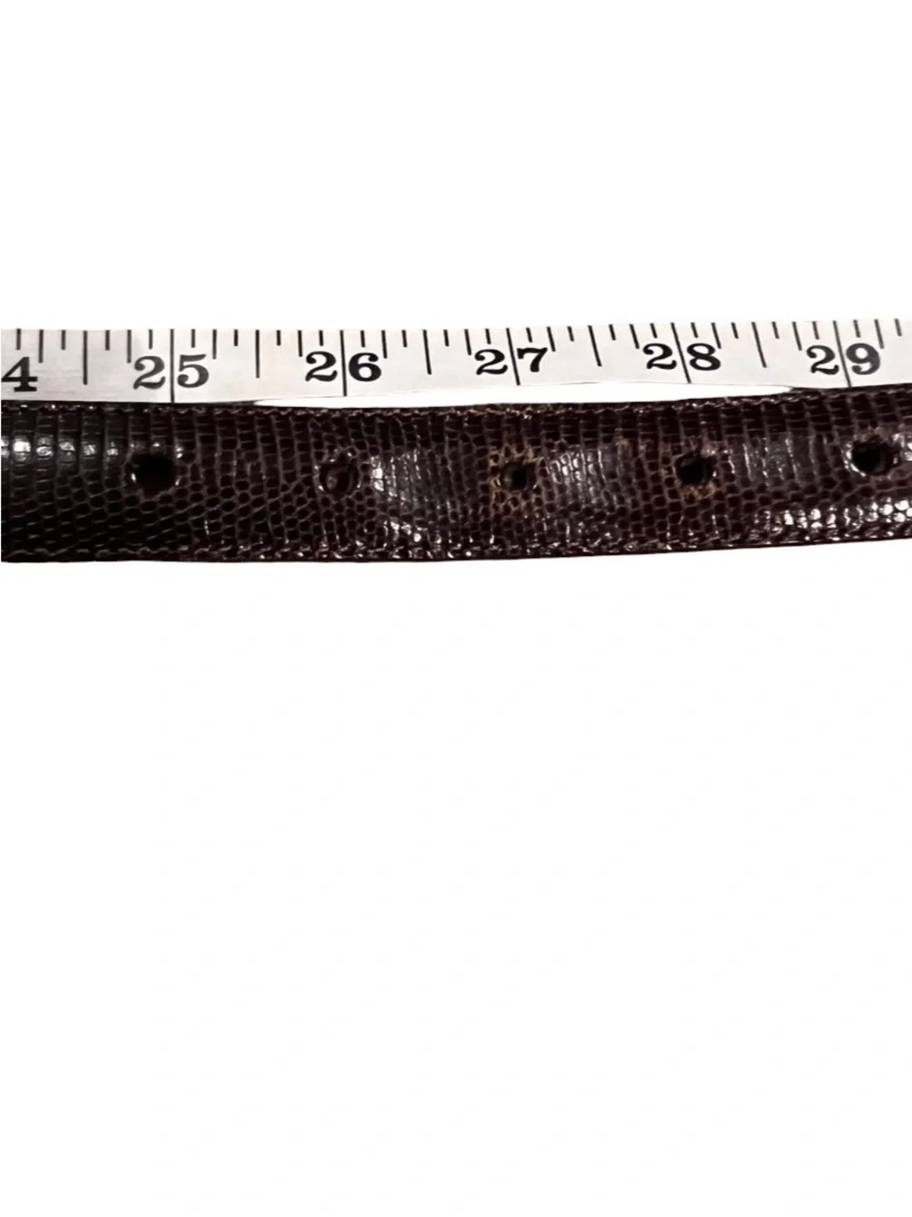 Brighton Belt , brown textured with silvertone hardware size small
